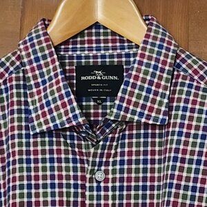 RODD & GUNN Multicolor Cotton Plaid Sports Fit Slim XL